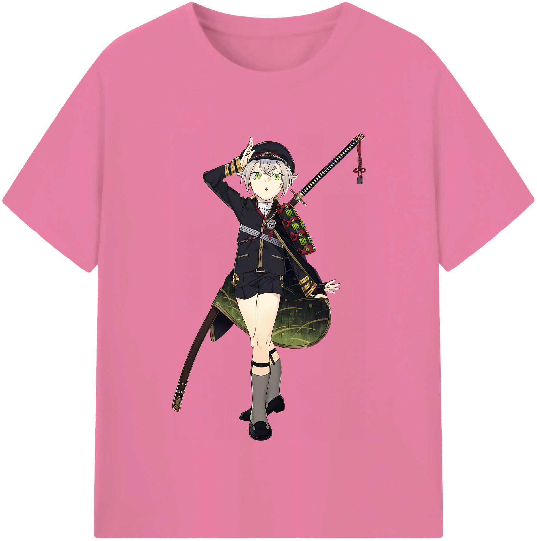 （画像用） 刀剣乱舞 Touken Ranbu 綿100％半袖Tシャツ（フロントプリント）